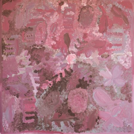 Maisie Petyarre Bundey - Bush Tucker - Painting - Maisie Petyarre  Bundey