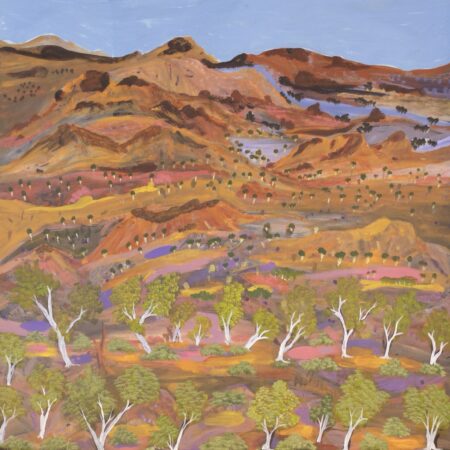 My Grandmothers Country-Elizabeth Ngwarra Bonney - Painting - Elizabeth Ngwarraye  Bonney