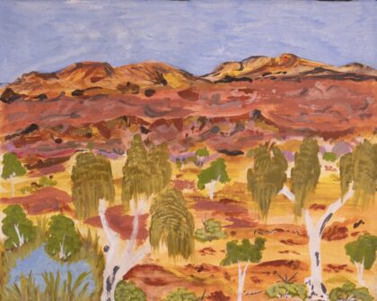 My Grandmothers Country-Elizabeth Ngwarra Bonney - Painting - Elizabeth Ngwarraye  Bonney