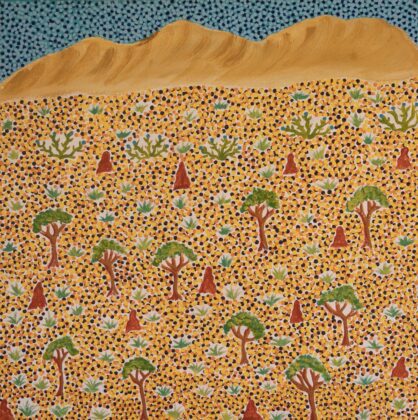 View Of Country - Painting - Teleisha Pula Ross