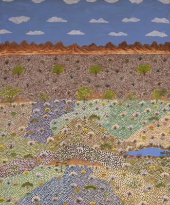 Valerie Kemarre Lewis - My Mothers Country - Painting - Valerie Kemarre Lewis