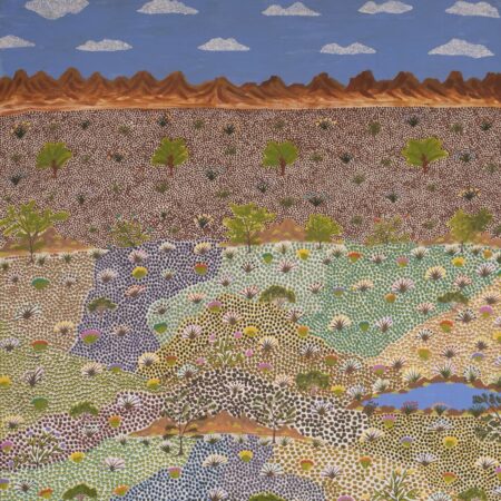 Valerie Kemarre Lewis - My Mothers Country - Painting - Valerie Kemarre Lewis