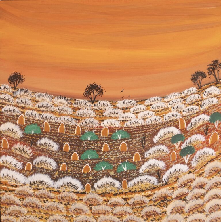 Jacinta Pula Morrison - View of Country - Painting - Jacinta Pula Morrison