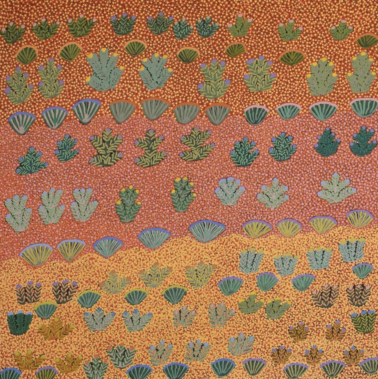 Daisy Kemarre Moss - My Mother's Country - Painting - Daisy Kemarre Moss