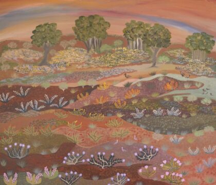 Kathleen Nanima Rambler - My Fathers Country - Painting - Kathleen Nanima Rambler