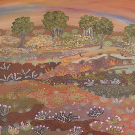 Kathleen Nanima Rambler - My Fathers Country - Painting - Kathleen Nanima Rambler