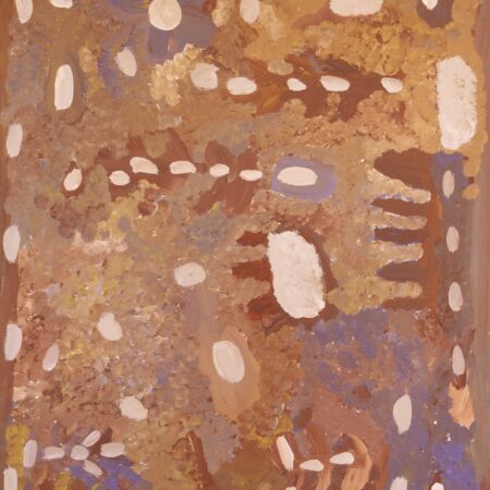 Maisie Petyarre Bundey - Bush Tucker - Painting - Maisie Petyarre  Bundey