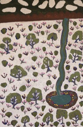 Susan Ngwarraye Philomac - Spring Creek - Painting - Susan  Ngwarraye Philomac