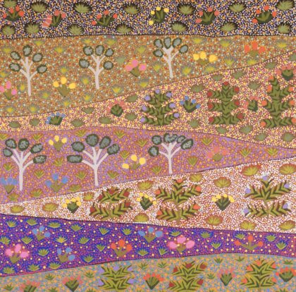 Beverly Pula Luck - My Mother's Country - Painting - Beverly Pula Luck