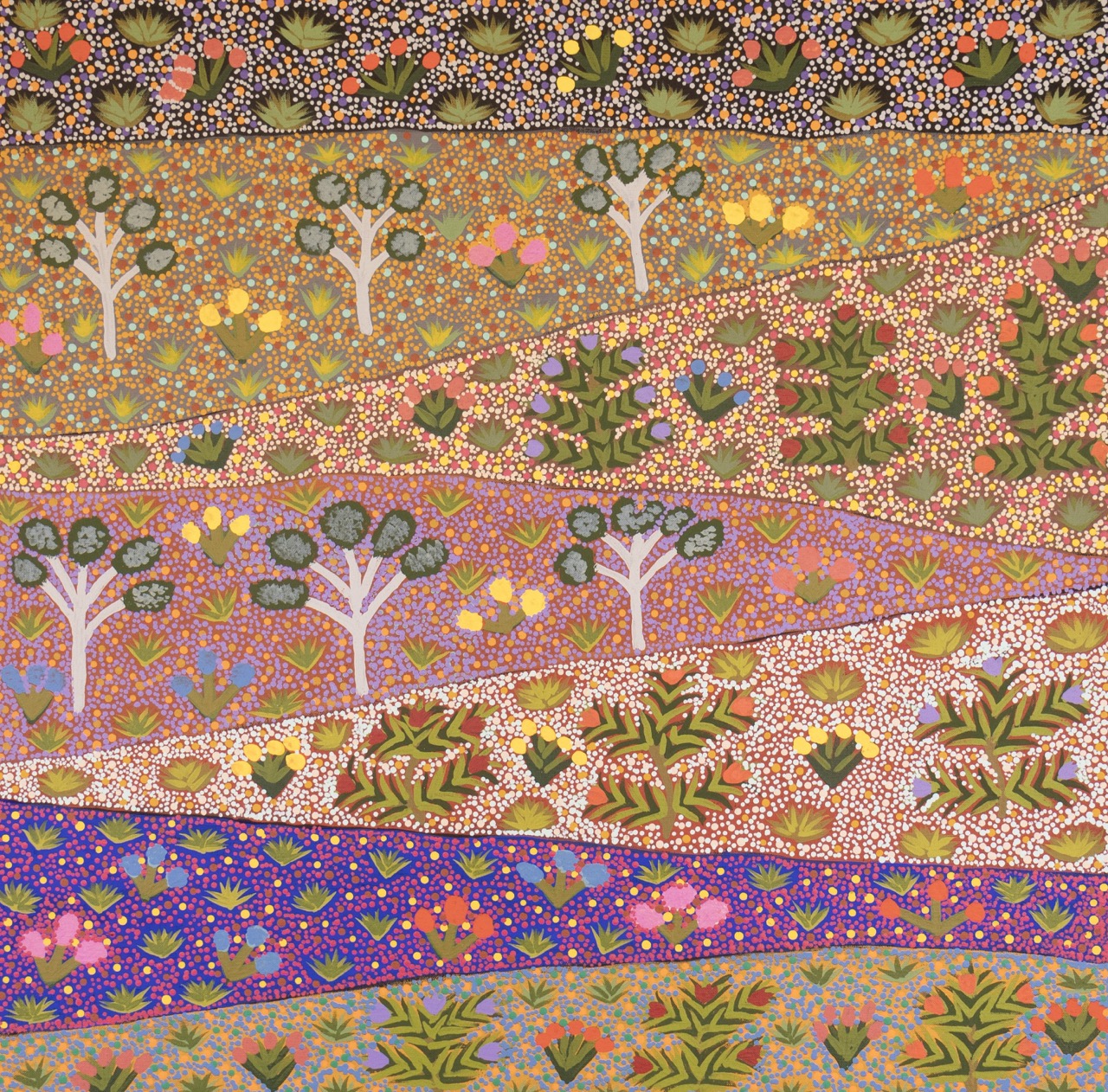 Beverly Pula Luck - My Mother's Country - Painting - Beverly Pula Luck