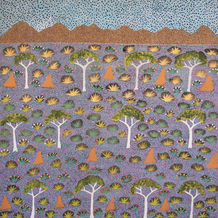 Teleisha Pula Ross - My View of Country - Painting - Teleisha Pula Ross