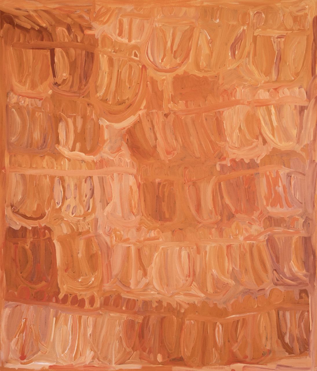 Maisie Petyarre Bundey - Anhelengkw (Emu) Dreaming - Painting - Maisie Petyarre  Bundey