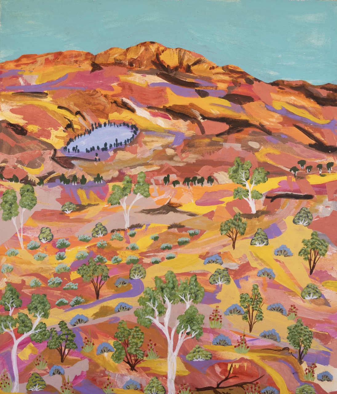 Elizabeth Ngwarraye Bonney - My Grandmothers Country - Painting - Elizabeth Ngwarraye  Bonney
