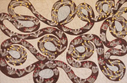 Kathleen Nanima Rambler - Brown Snake Creek - Painting - Kathleen Nanima Rambler