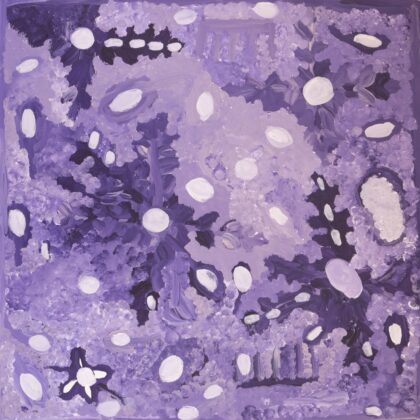 Maisie Petyarre Bundey - Bush Tucker - Painting - Maisie Petyarre  Bundey