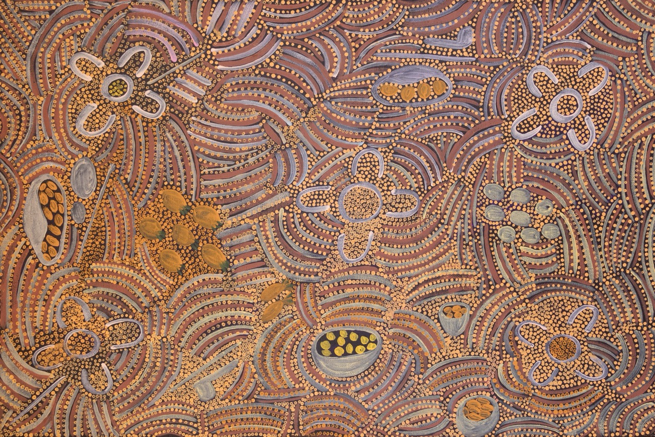 Colleen Ngwarraye Morton - Women's Ceremony and Bush Medicine - Painting - Colleen Ngwarraye Morton