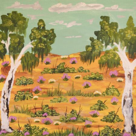 Elizabeth Ngwarraye Bonney - After the Bushfire - Painting - Elizabeth Ngwarraye Bonney