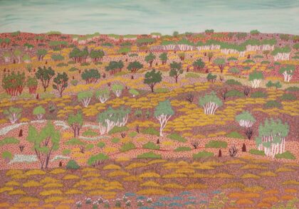 Levina Pitjara Morton - My Country - Painting - Levina Pitjara Morton