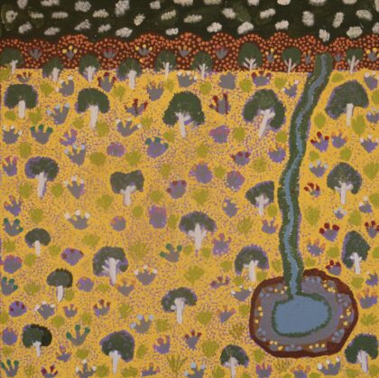 Susan Ngwarraye Philomac - Spring Creek - Painting - Susan  Ngwarraye Philomac
