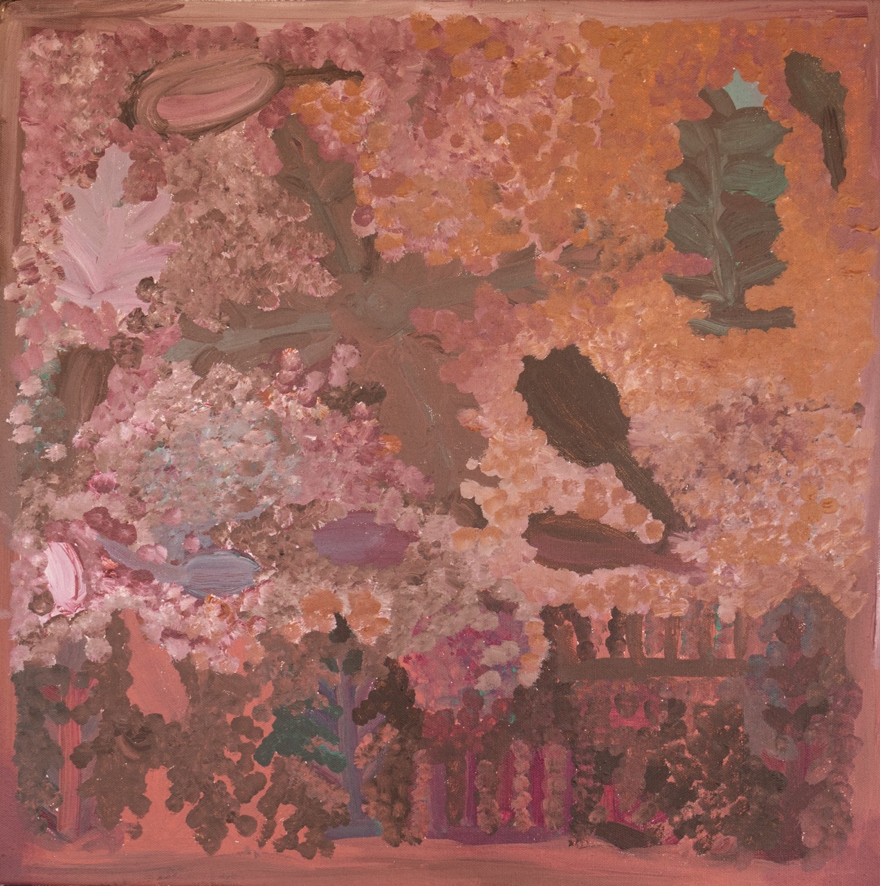 Maisie Petyarre Bundey - Bush Tucker - Painting - Maisie Petyarre  Bundey