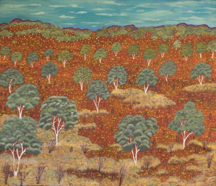 Selina Pula Teece - My Fathers Country - Painting - Selina Pula Teece