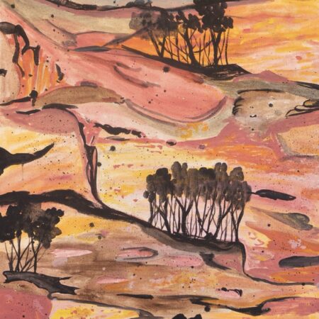 Elizabeth Ngwarraye Bonney - After the Bushfire - Painting - Elizabeth Ngwarraye Bonney
