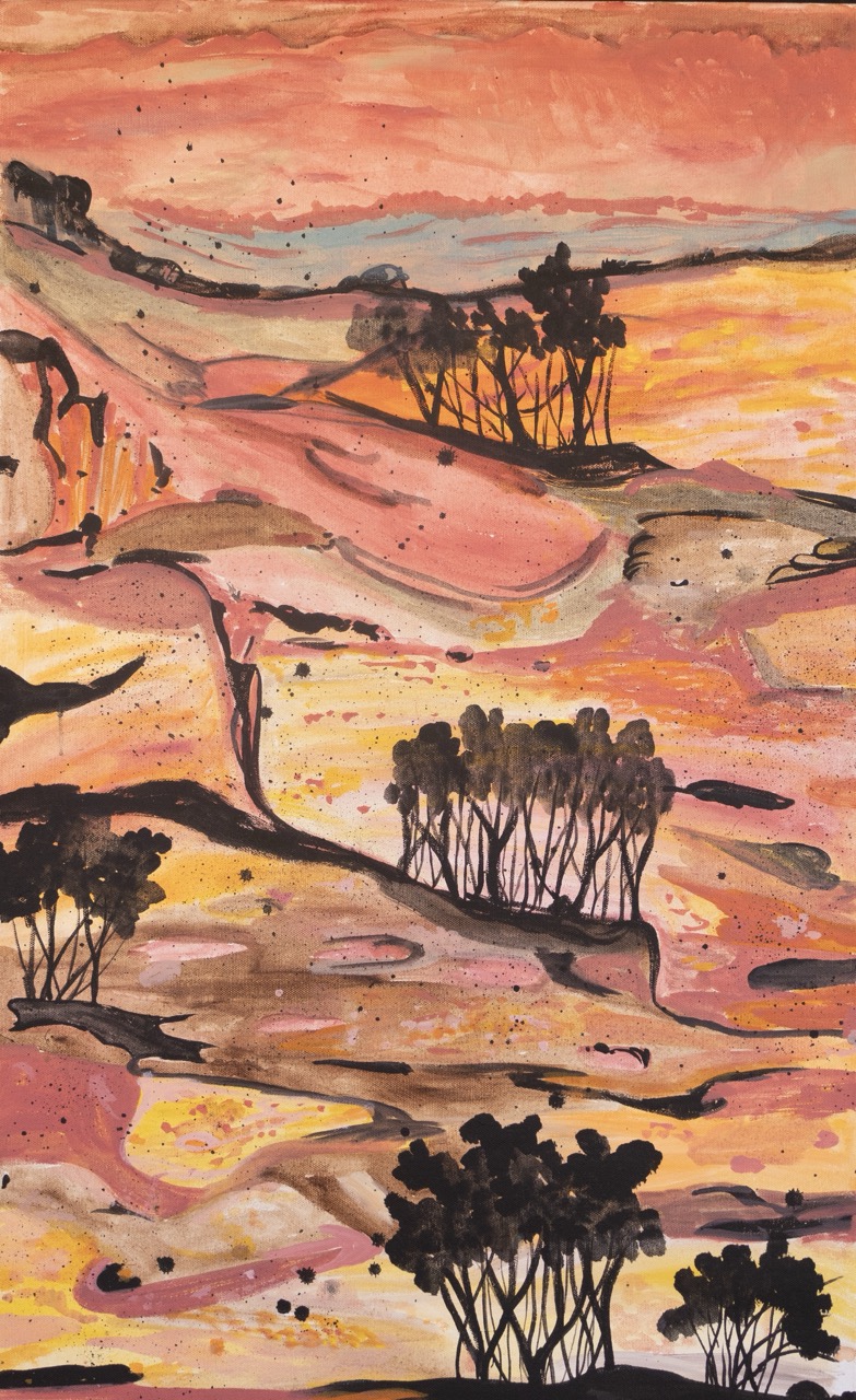 Elizabeth Ngwarraye Bonney - After the Bushfire - Painting - Elizabeth Ngwarraye  Bonney