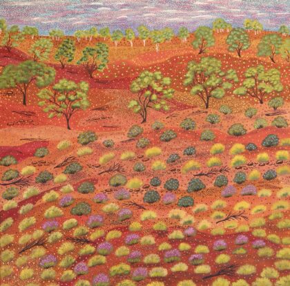 Selina Pula Teece - My Fathers Country - Painting - Selina Pula Teece