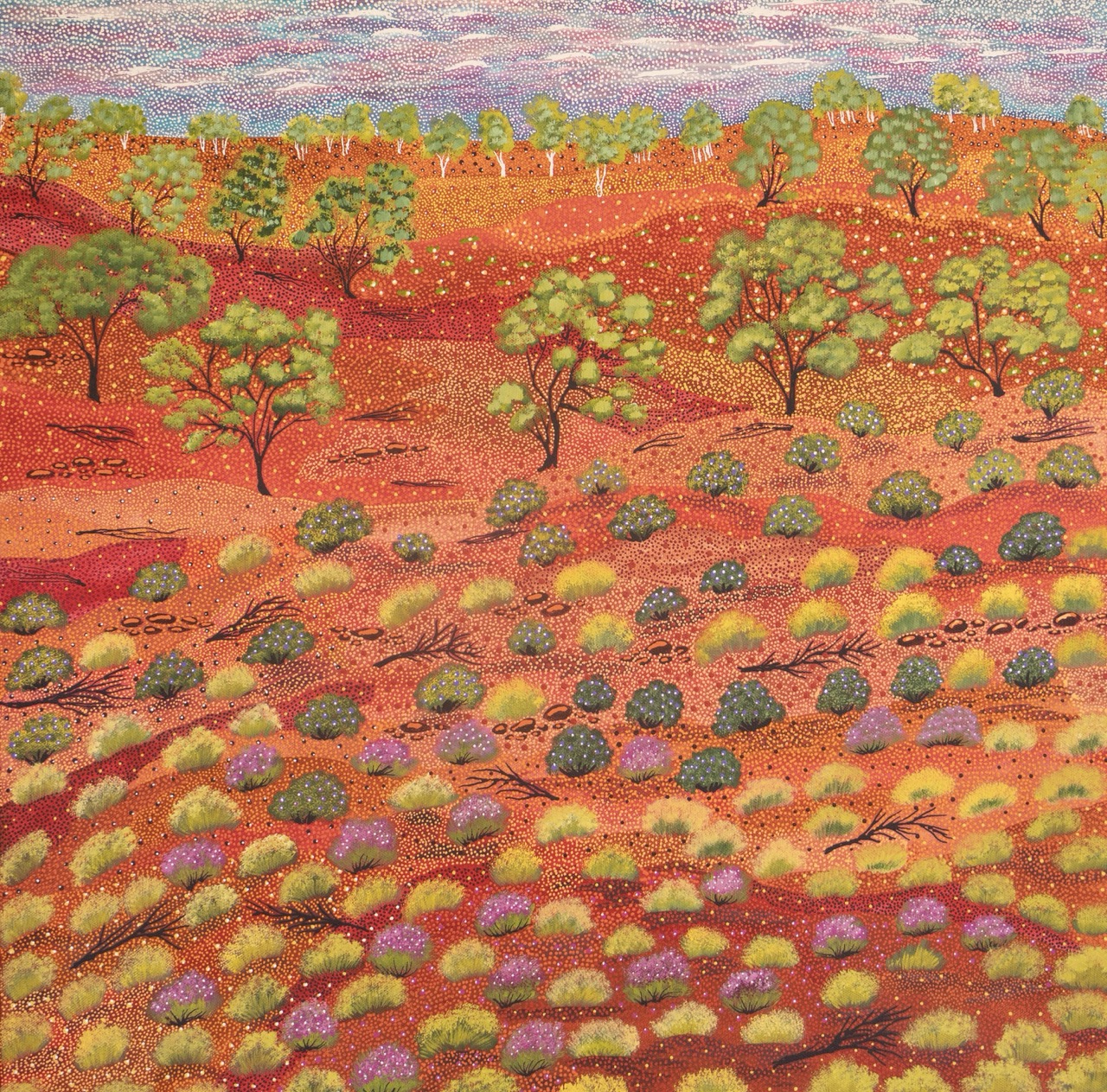 Selina Pula Teece - My Fathers Country - Painting - Selina Pula Teece