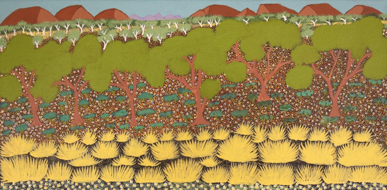 Wilma Ngala Ross -  My View Of Country - Painting - Wilma Ngala Ross