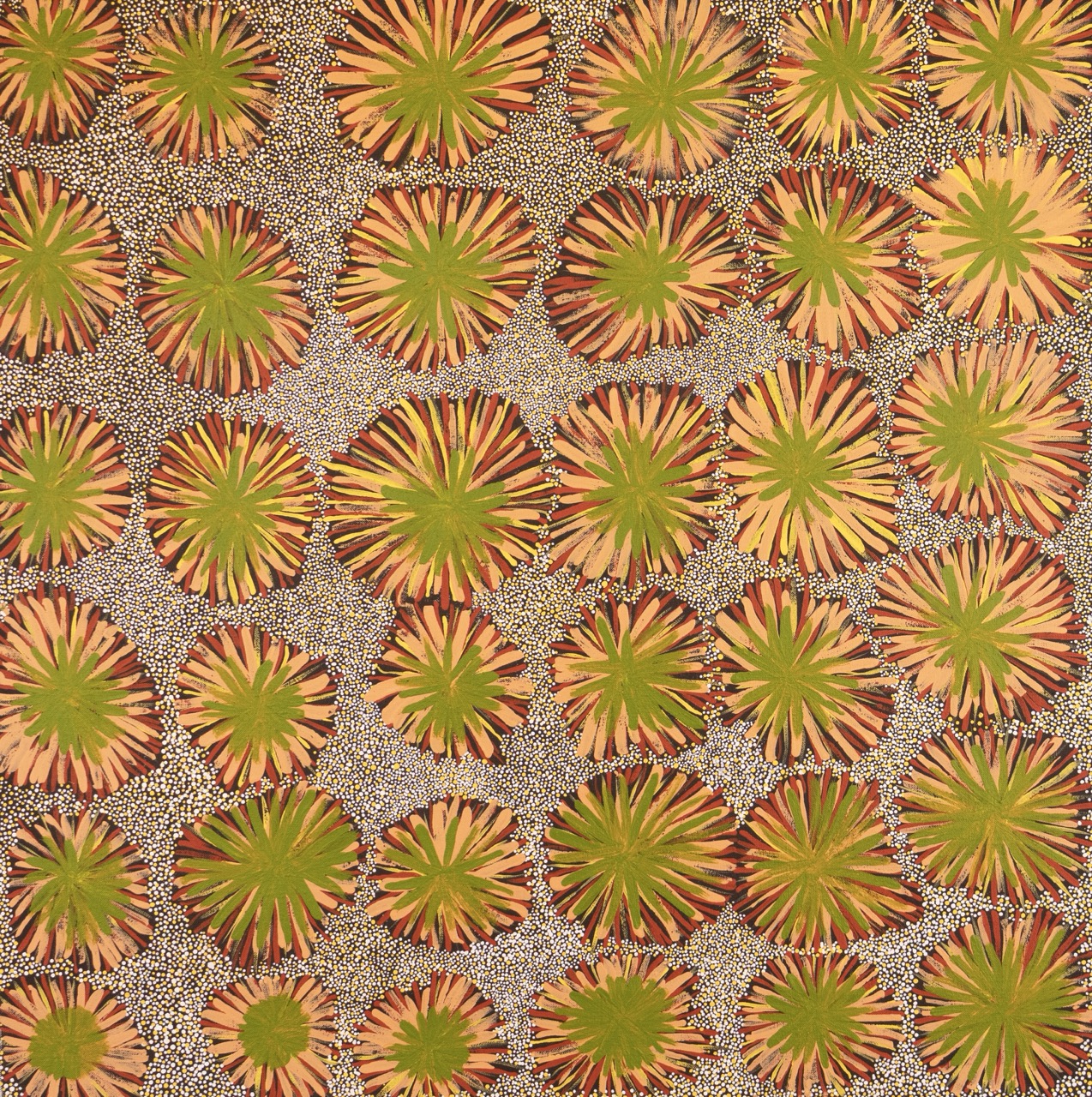 Regina Kemarre Elkedra - Summer Bush Tucker - Painting - Regina Kemarre Elkedra