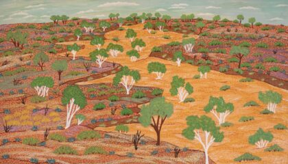 Levina Pitjara Morton - My Country - Painting - Levina Pitjara Morton