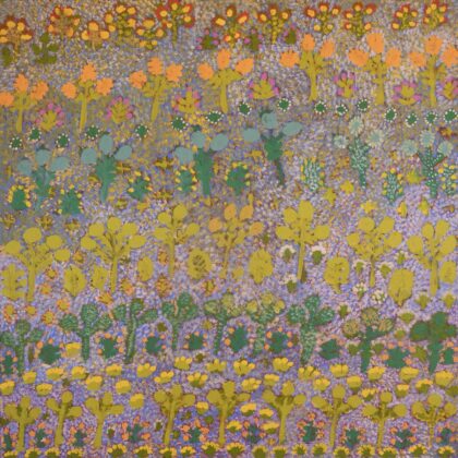 Rosie Kemarre Morton - My Father's Country and Bush Medicine - Painting - Rosie Kemarre Morton