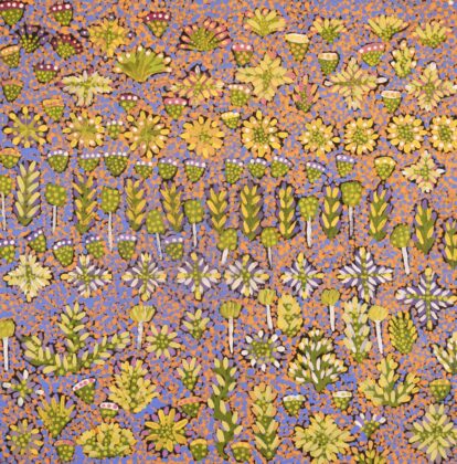 Andonica Kemarre Teece - Bush Flowers - Painting - Andonica Kemarre Teece