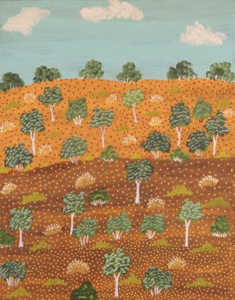 Alec Pula Lewis - View of Country - Painting - Alec  Pula Lewis