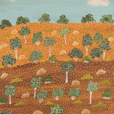 Alec Pula Lewis - View of Country - Painting - Alec Pula Lewis