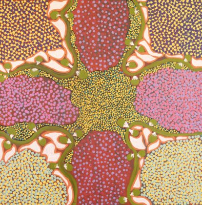 Rosie Ngwarraye Holmes - Alkwarre (Bush Banana) - Painting - Rosie Ngwarraye Holmes