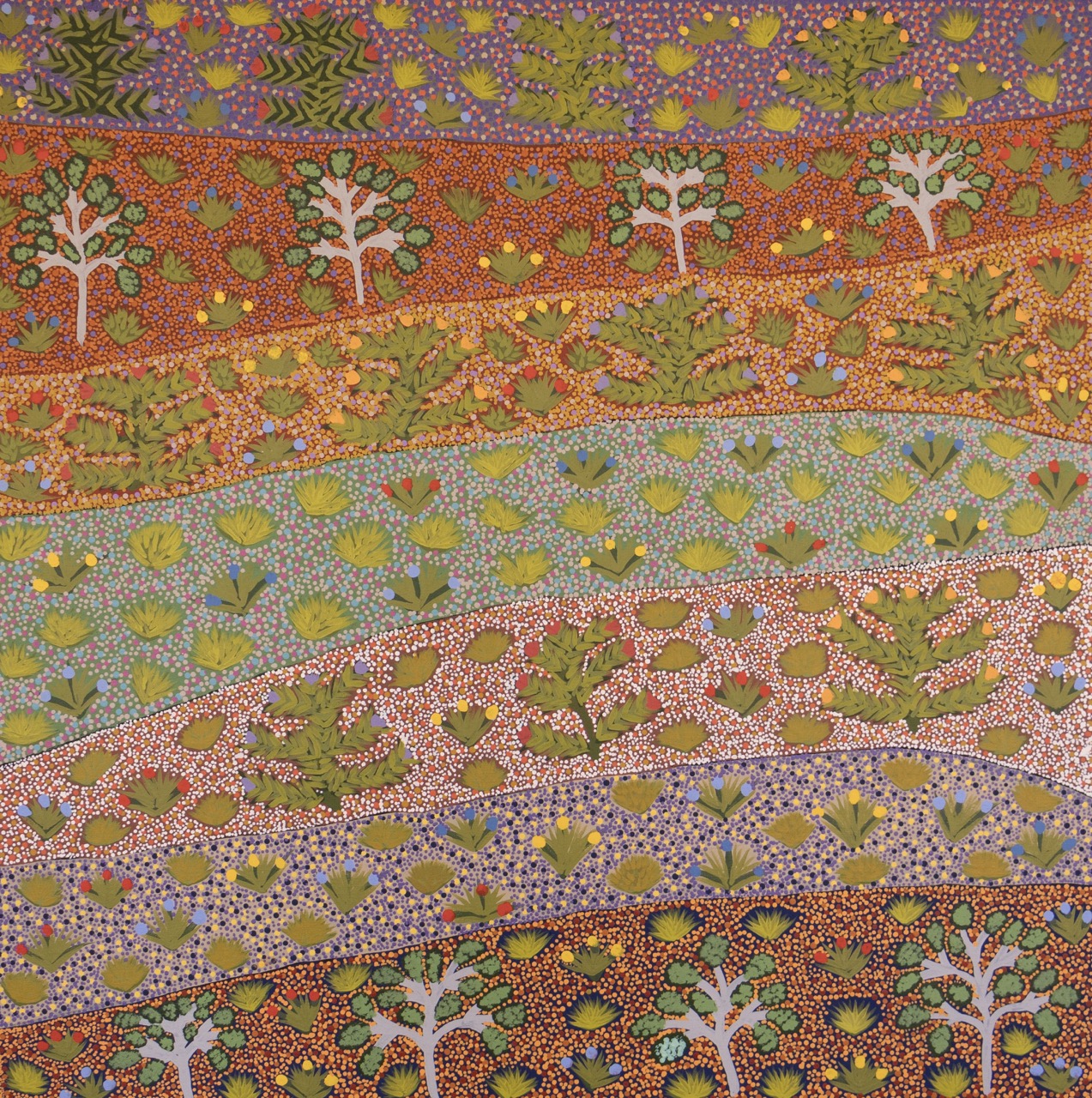 Beverly Pula Luck - My Mother's Country - Painting - Beverly Pula Luck