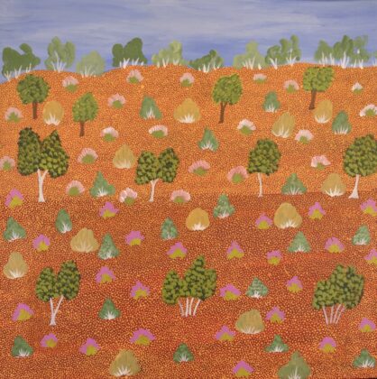 Alec Pula Lewis - View of Country - Painting - Alec  Pula Lewis