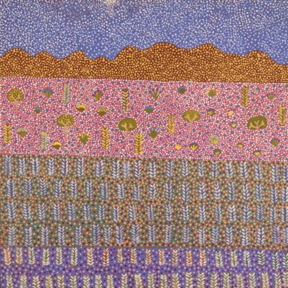 Janella Kemarre Ross - View Of Country - Painting - Janella Kemarre Ross