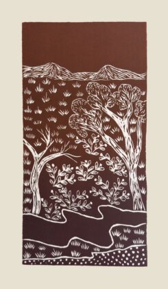 Sevania Kemarre Bonney - Shadowlands (Great Grandmothers Country) - Print - Sevania Kemarre Bonney