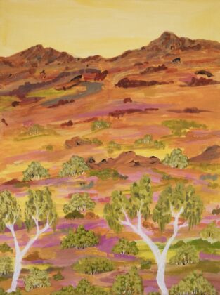 Elizabeth Ngwarraye Bonney - Penh Kwaty (After Rain) - Painting - Elizabeth Ngwarraye  Bonney