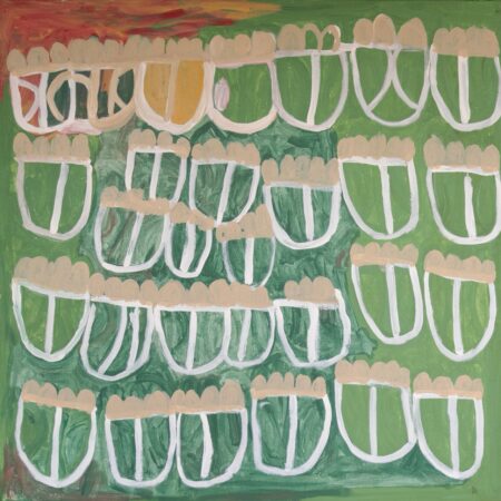 Maisie Petyarre Bundey - Anhelengkw (Emu) Dreaming - Painting - Maisie Petyarre  Bundey