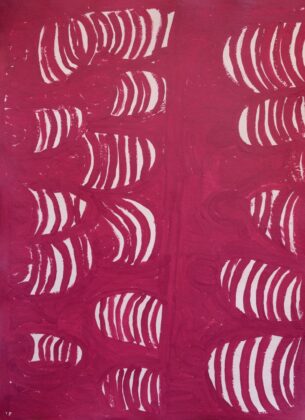 Maisie Petyarre Bundey - Anhelengkw (Emu) Dreaming - Painting - Maisie Petyarre  Bundey