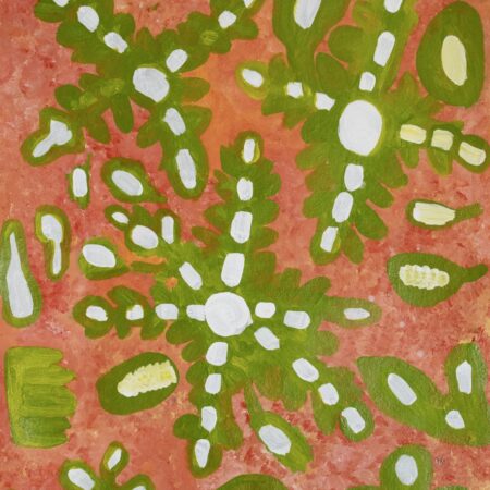 Maisie Petyarre Bundey - Bush Tucker - Painting - Maisie Petyarre  Bundey