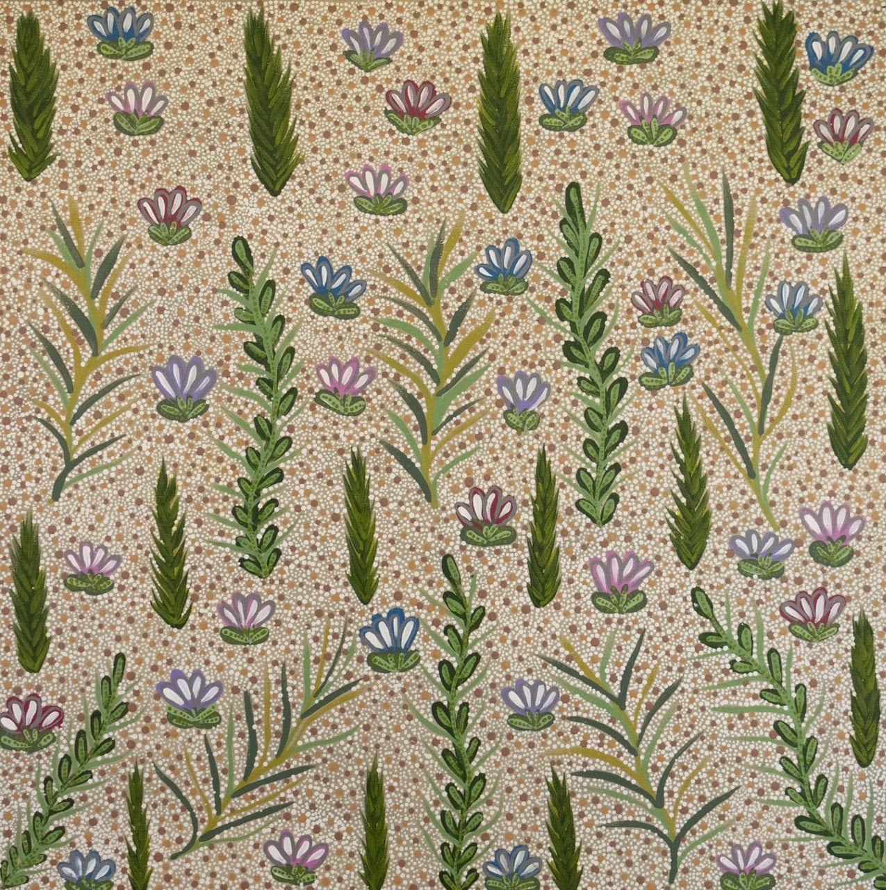 Joyanne Pitjara Morton - Bush Medicine - Painting - Joyanne Pitjara Morton