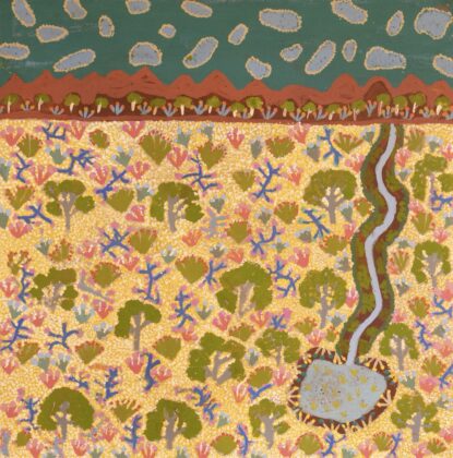 Susan Ngwarraye Philomac - Spring Creek - Painting - Susan  Ngwarraye Philomac