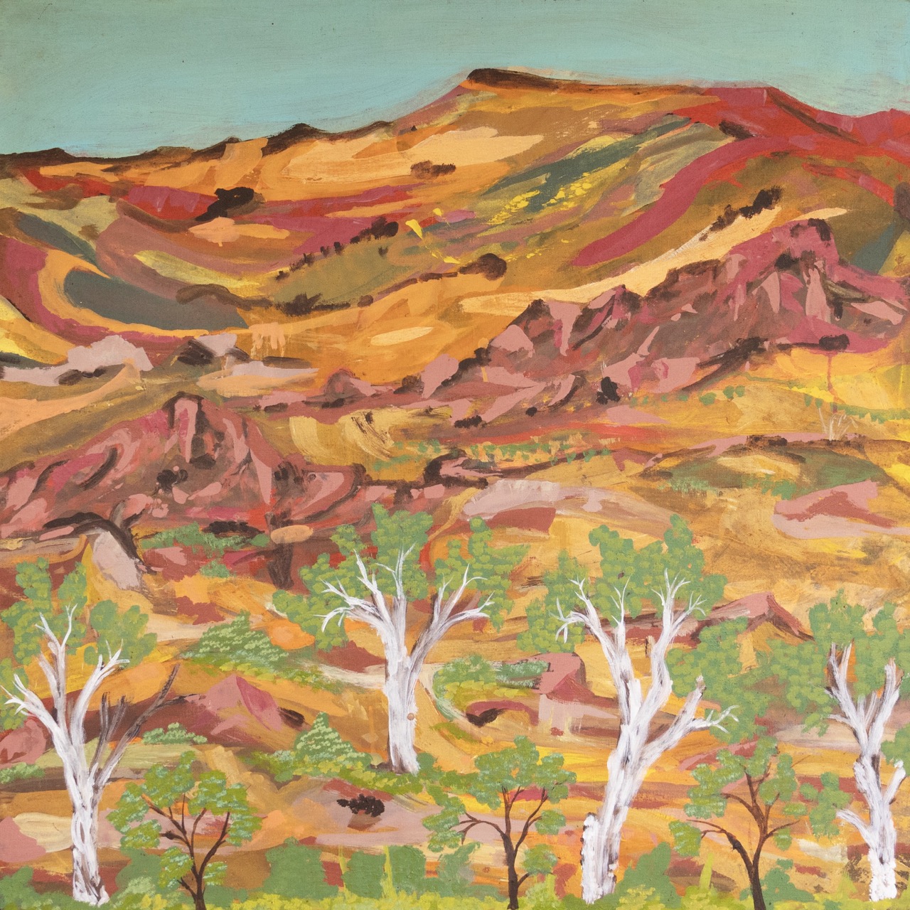 Elizabeth Ngwarraye Bonney - My Homeland Tijamburra - Painting - Elizabeth Ngwarraye  Bonney