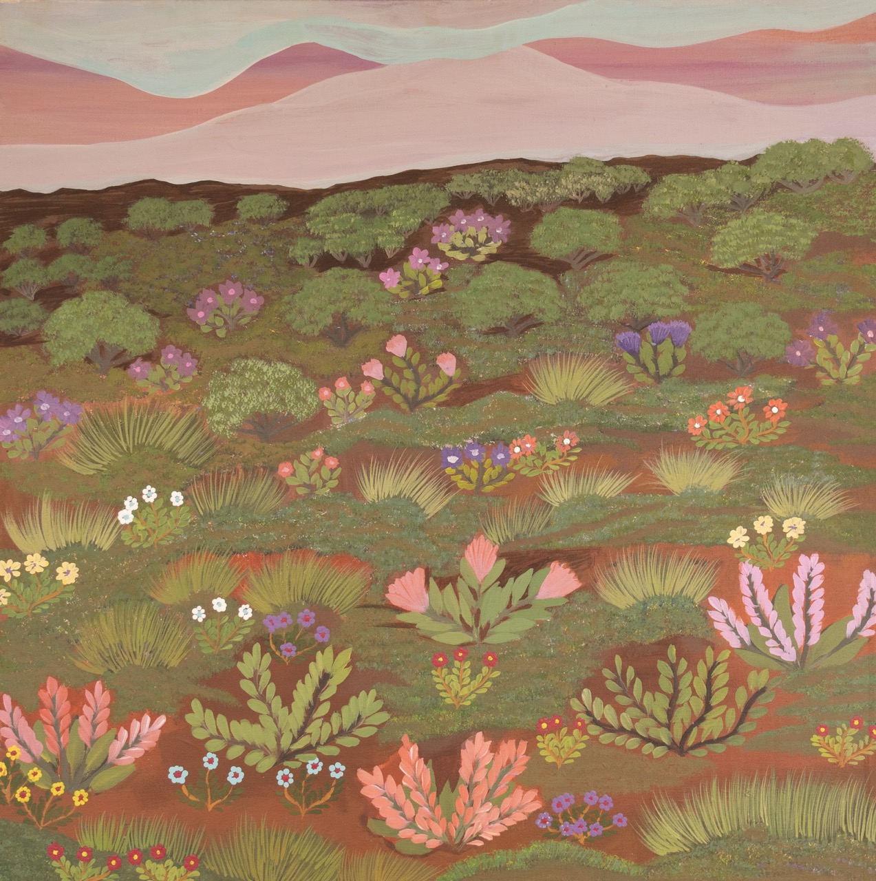 Kathleen Nanima Rambler - Mulangke Aherne (Beautiful Land) - Painting - Kathleen Nanima Rambler