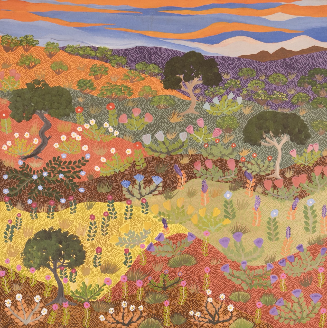 Kathleen Nanima Rambler - My Fathers Country - Painting - Kathleen Nanima Rambler